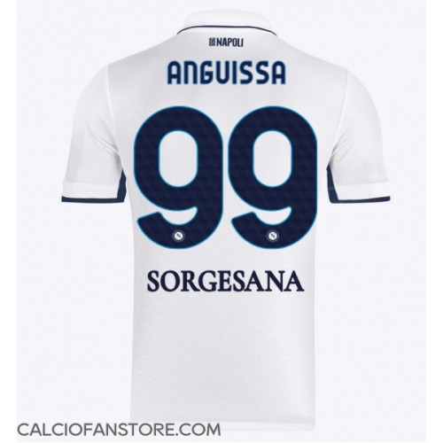 Maglia Calcio SSC Napoli Frank Anguissa #99 Seconda Divisa 2024-25 Manica Corta